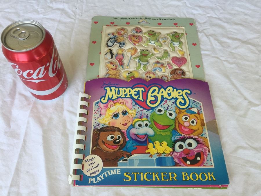 Jim Henson's Muppet Babies Sticker Book 1984