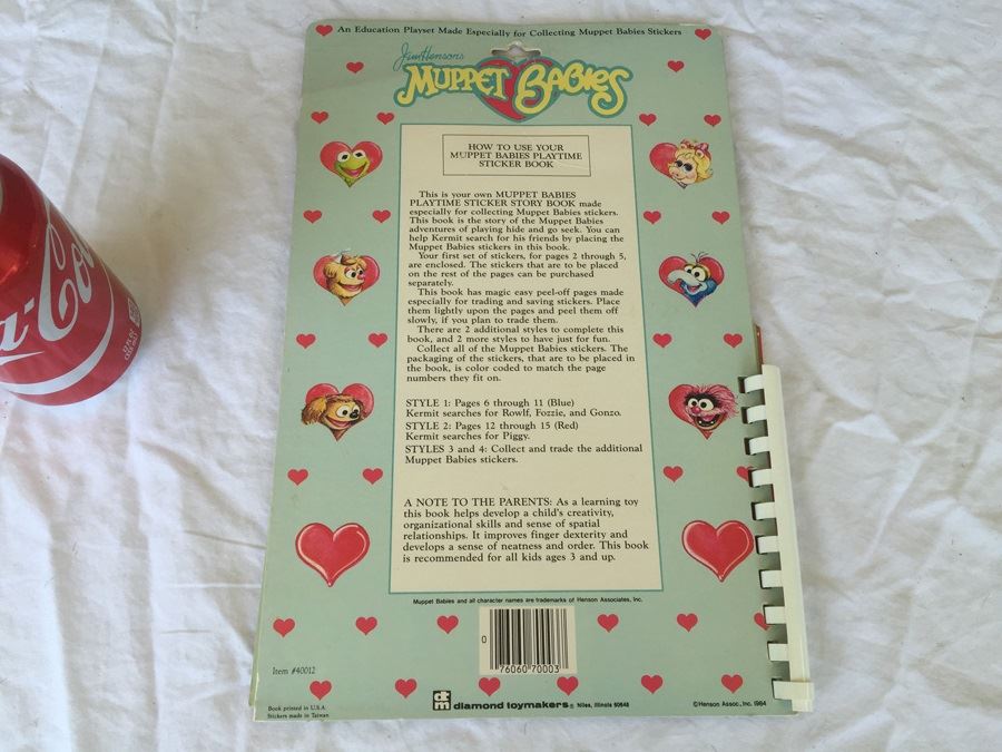 Jim Henson's Muppet Babies Sticker Book 1984 [Photo 7]