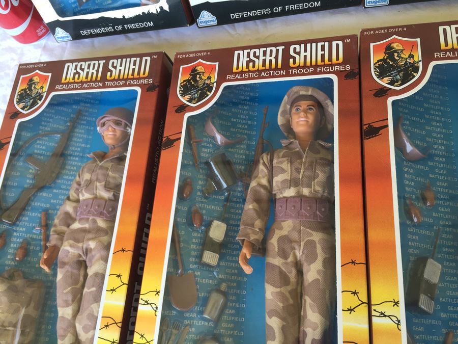 Desert Shield Realistic Action Troop Figures By Eugene 1991 New In Box [Photo 21]