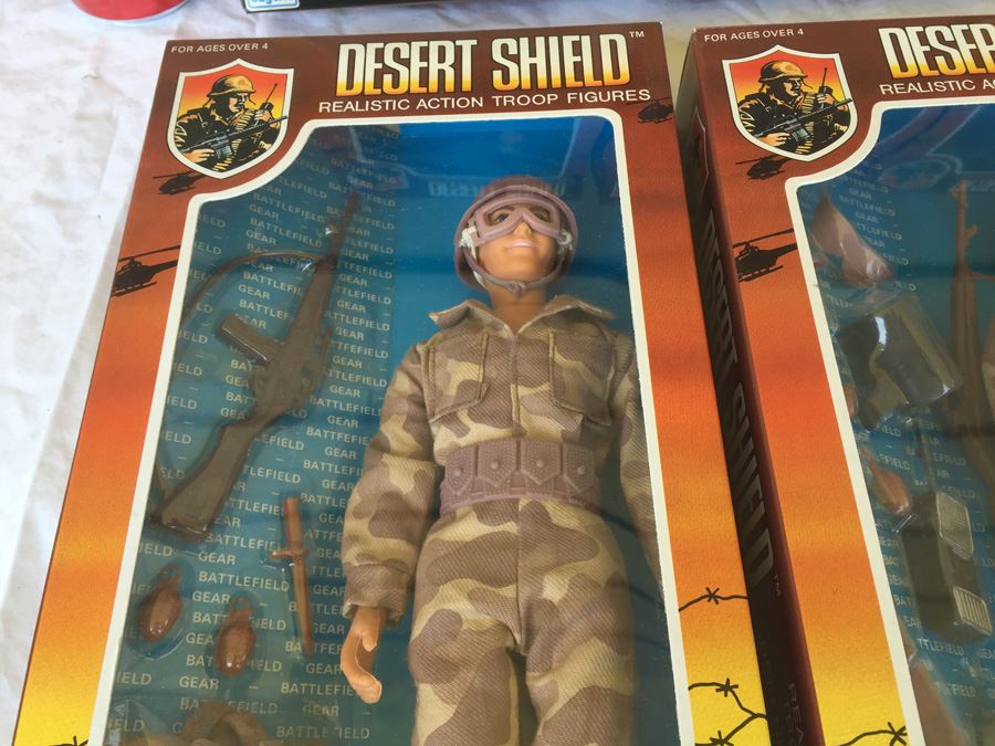 Desert Shield Realistic Action Troop Figures By Eugene 1991 New In Box [Photo 10]