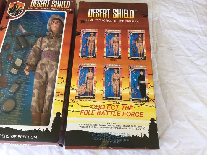 Desert Shield Realistic Action Troop Figures By Eugene 1991 New In Box [Photo 22]