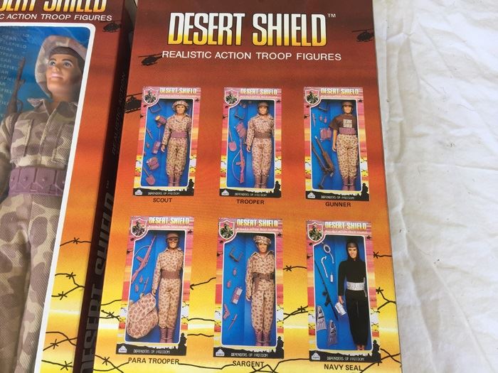 Desert Shield Realistic Action Troop Figures By Eugene 1991 New In Box [Photo 23]