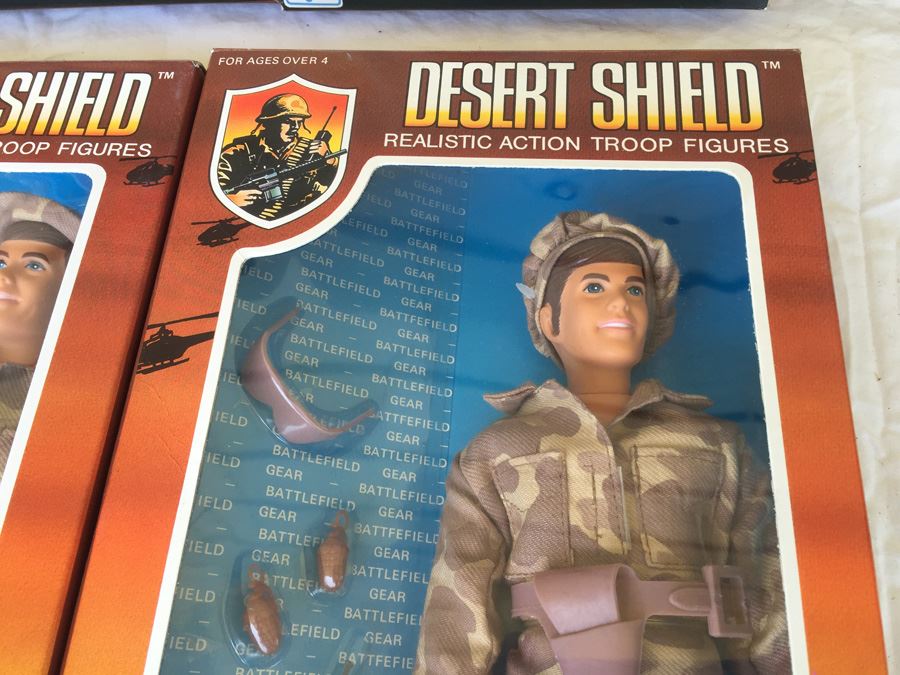 Desert Shield Realistic Action Troop Figures By Eugene 1991 New In Box [Photo 16]