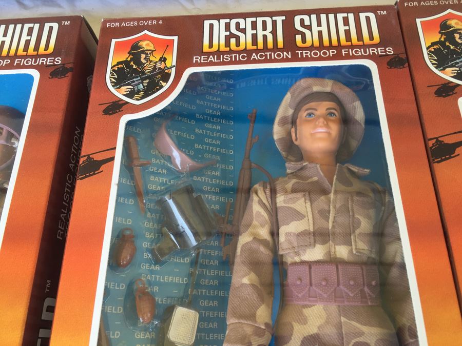 Desert Shield Realistic Action Troop Figures By Eugene 1991 New In Box [Photo 14]
