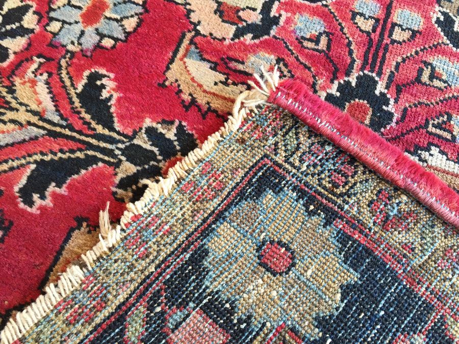 Vintage Hand Knotted Wool Persian Rug 59' x 40' [Photo 3]