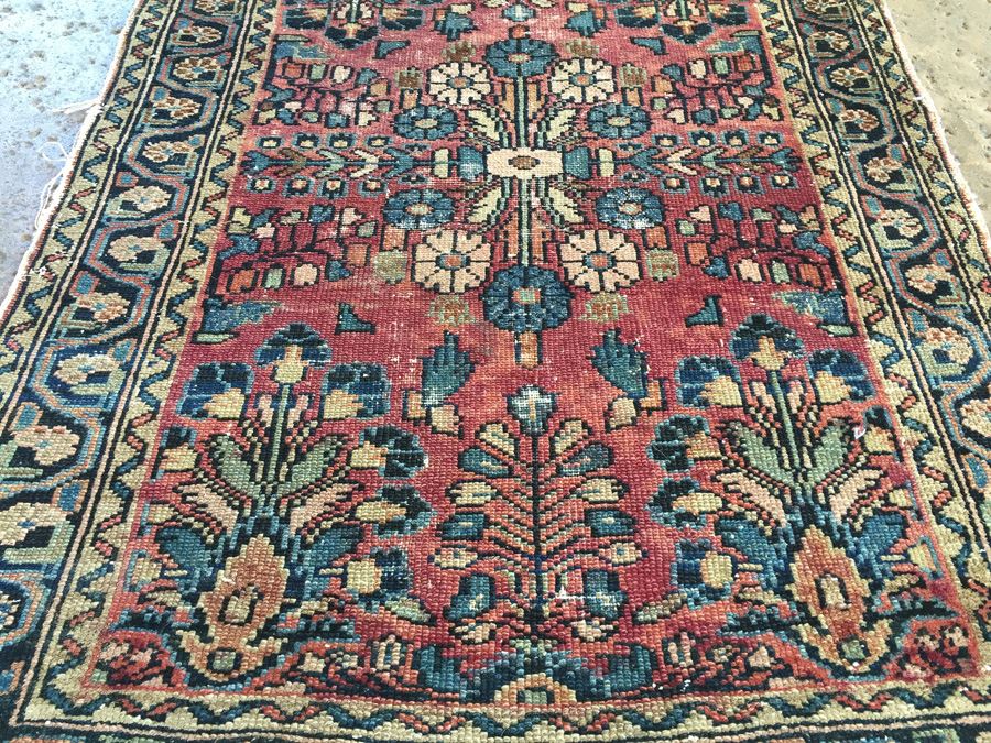 Vintage Hand Knotted Wool Persian Rug 26' x 34' [Photo 4]