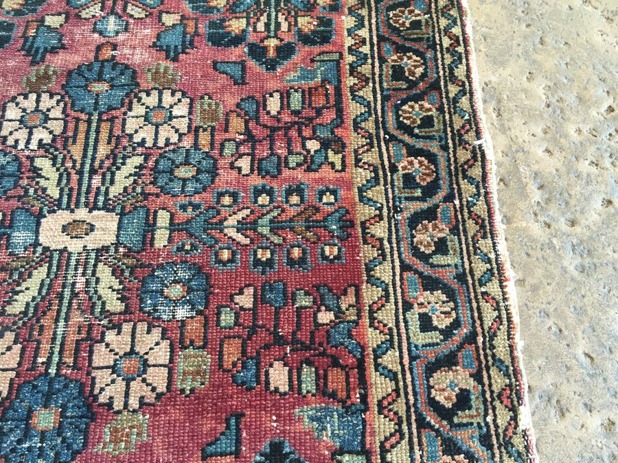 Vintage Hand Knotted Wool Persian Rug 26' x 34' [Photo 5]