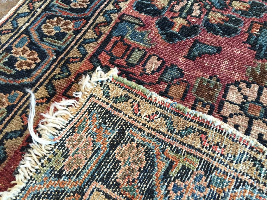 Vintage Hand Knotted Wool Persian Rug 26' x 34' [Photo 3]