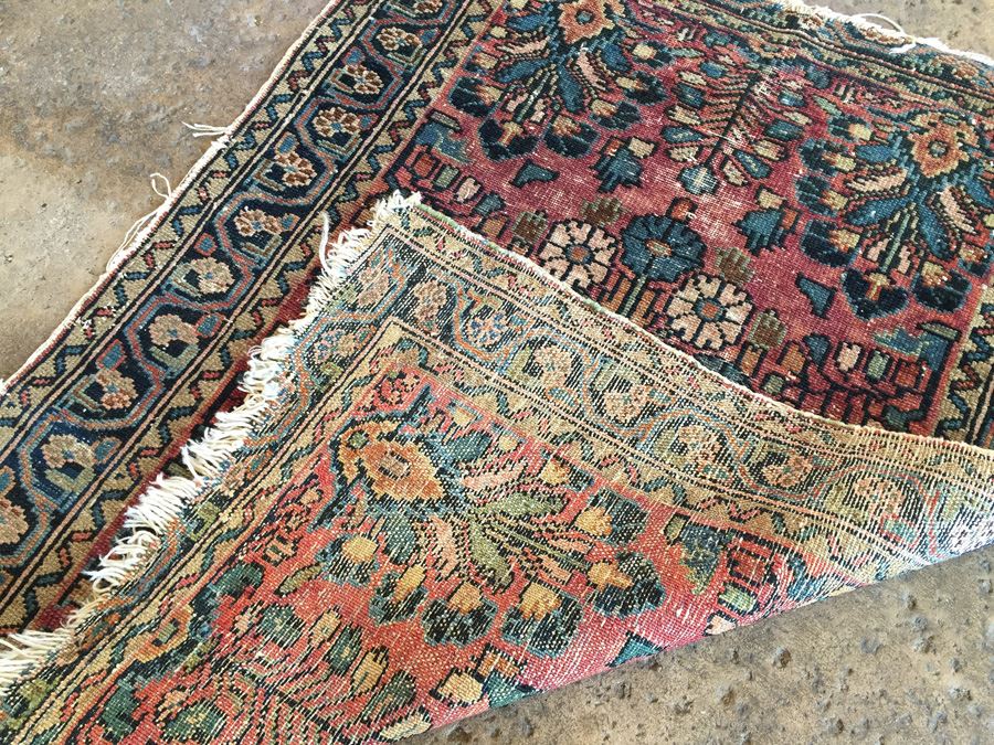Vintage Hand Knotted Wool Persian Rug 26' x 34' [Photo 7]