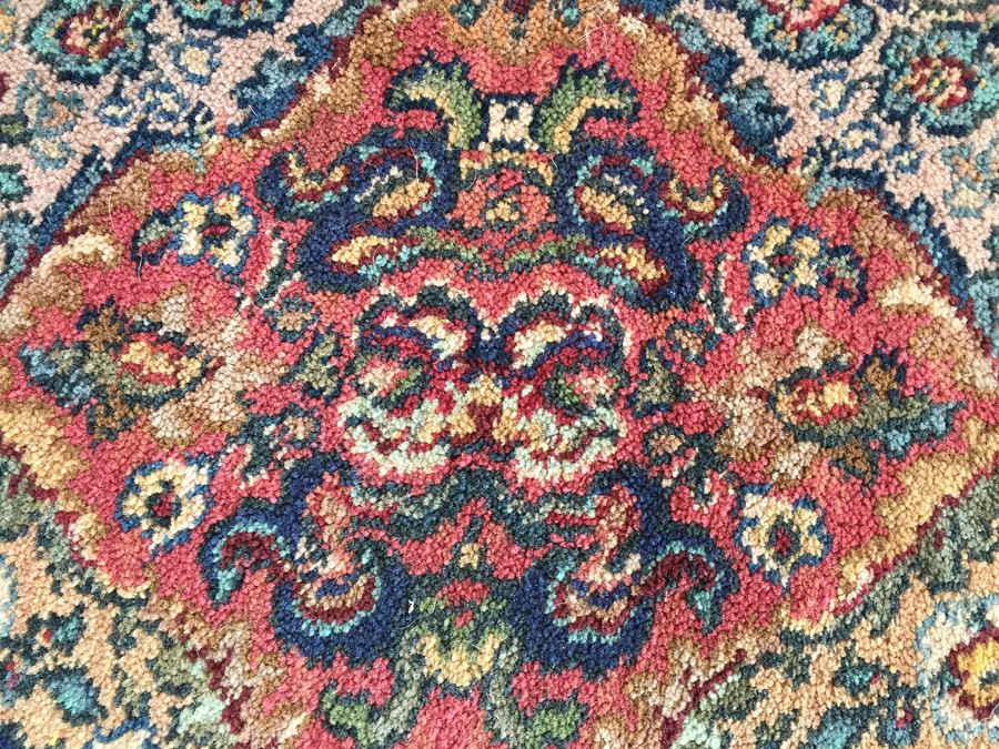 Pair Of Synthetic Rugs - Smaller Rug Is Karastan 1'5' x 2' And Larger Rug Is 41' x 2' [Photo 2]