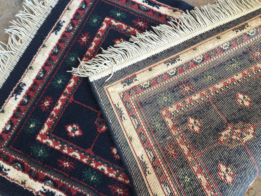 Pair Of Synthetic Rugs - Smaller Rug Is Karastan 1'5' x 2' And Larger Rug Is 41' x 2' [Photo 8]