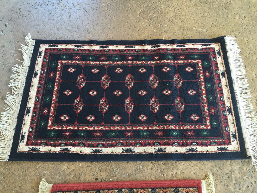 Pair Of Synthetic Rugs - Smaller Rug Is Karastan 1'5' x 2' And Larger Rug Is 41' x 2' [Photo 5]