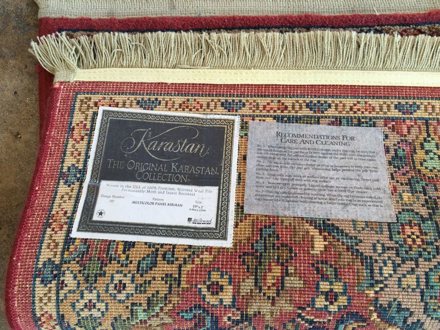 Pair Of Synthetic Rugs - Smaller Rug Is Karastan 1'5' x 2' And Larger Rug Is 41' x 2' [Photo 6]