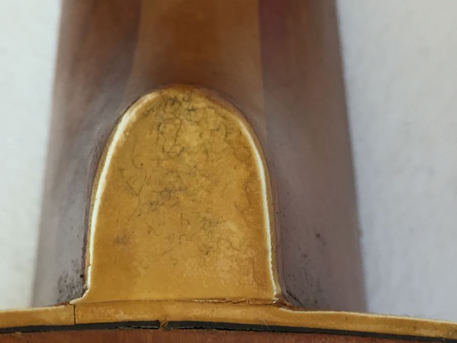 Vintage Probably 1920's Custom Columbia Ukulele With Case And Strings Custom Inlay Work [Photo 20]