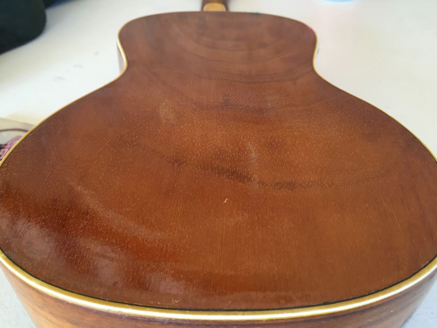 Vintage Probably 1920's Custom Columbia Ukulele With Case And Strings Custom Inlay Work [Photo 16]