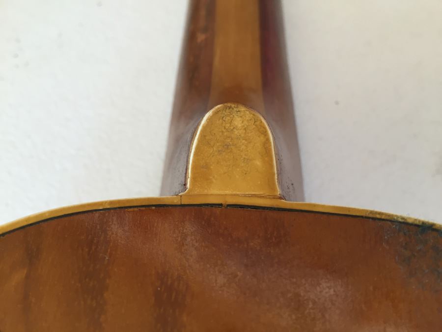 Vintage Probably 1920's Custom Columbia Ukulele With Case And Strings Custom Inlay Work [Photo 18]