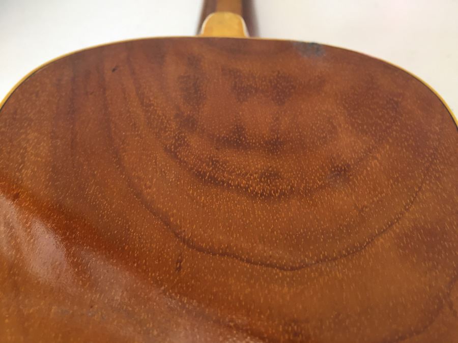 Vintage Probably 1920's Custom Columbia Ukulele With Case And Strings Custom Inlay Work [Photo 17]