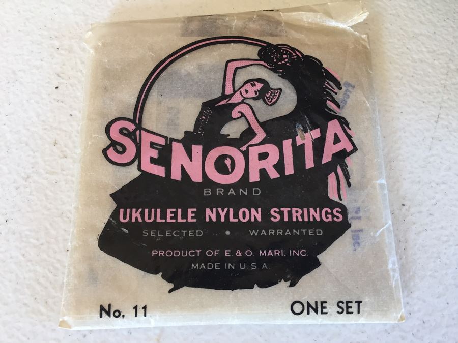 Vintage Probably 1920's Custom Columbia Ukulele With Case And Strings Custom Inlay Work [Photo 5]