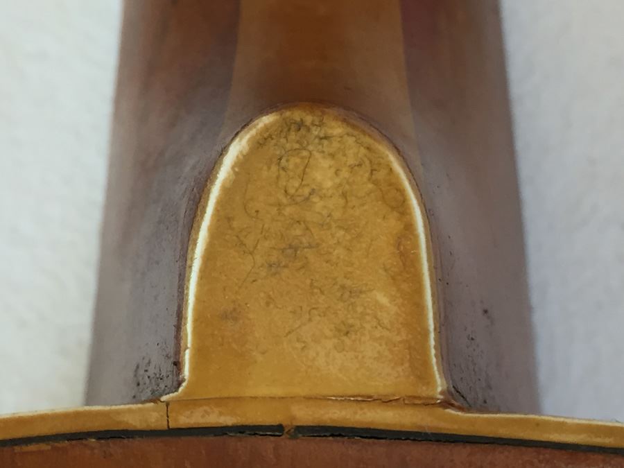 Vintage Probably 1920's Custom Columbia Ukulele With Case And Strings Custom Inlay Work [Photo 21]