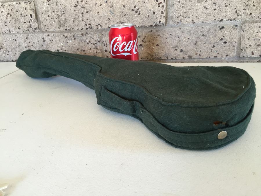 Vintage Probably 1920's Custom Columbia Ukulele With Case And Strings Custom Inlay Work [Photo 6]