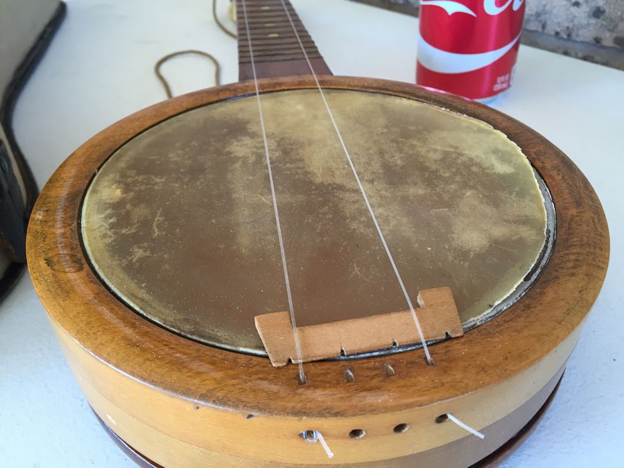 Vintage Probably 1920's Ukulele With Case And Rope Strap [Photo 13]