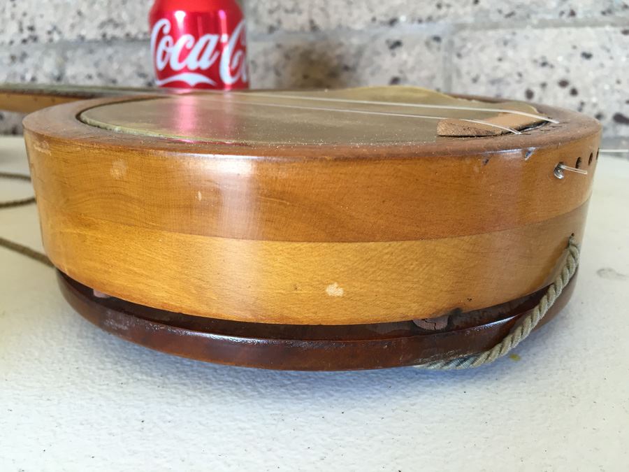 Vintage Probably 1920's Ukulele With Case And Rope Strap [Photo 9]