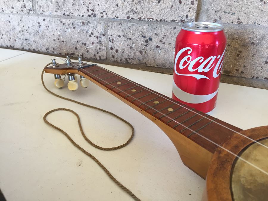 Vintage Probably 1920's Ukulele With Case And Rope Strap [Photo 10]
