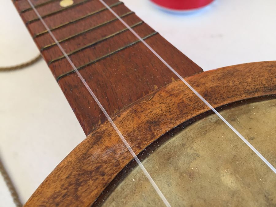 Vintage Probably 1920's Ukulele With Case And Rope Strap [Photo 11]