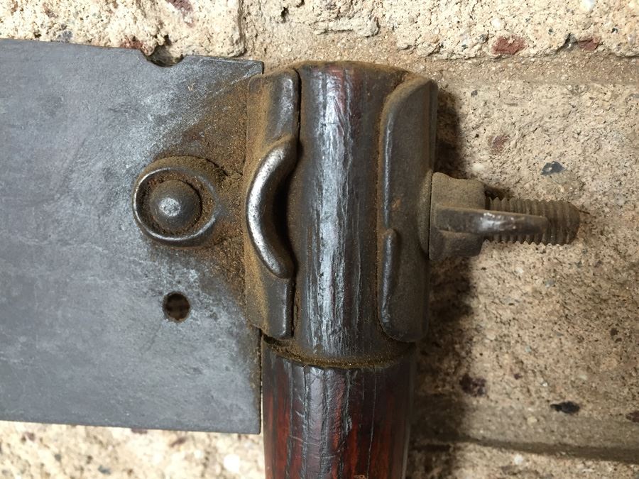 Antique Double Handle Two Man Crosscut Saw Blade [Photo 9]