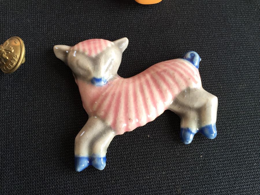 Large Lot Of Vintage Brooches Pins Animals (Bracelet Is Sterling Silver) [Photo 10]