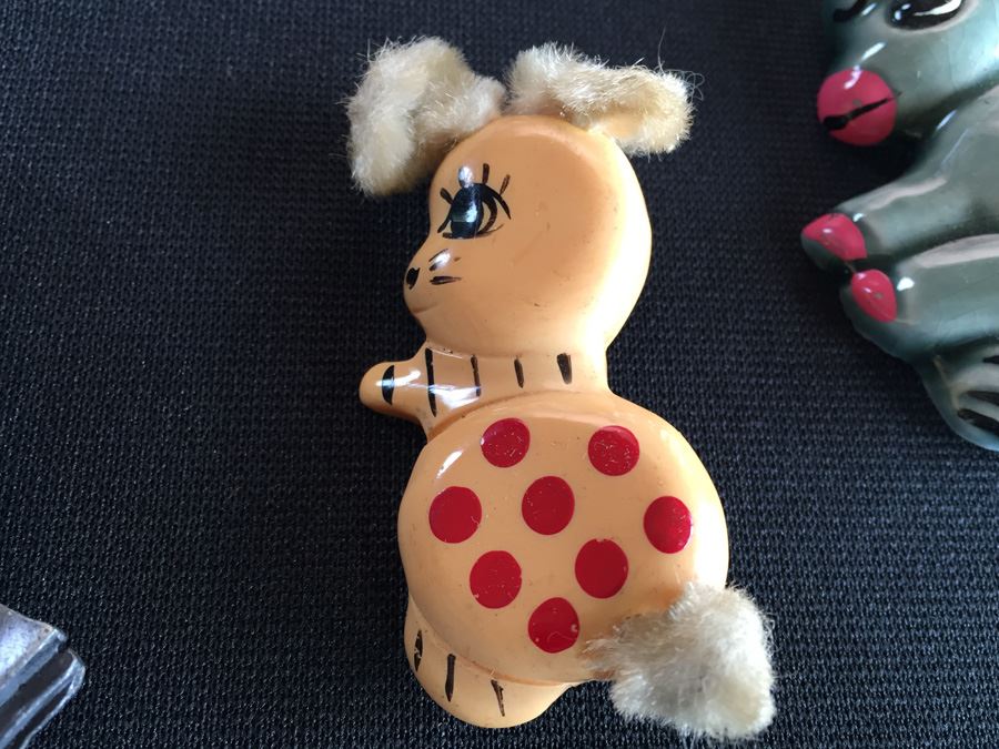 Large Lot Of Vintage Brooches Pins Animals (Bracelet Is Sterling Silver) [Photo 23]