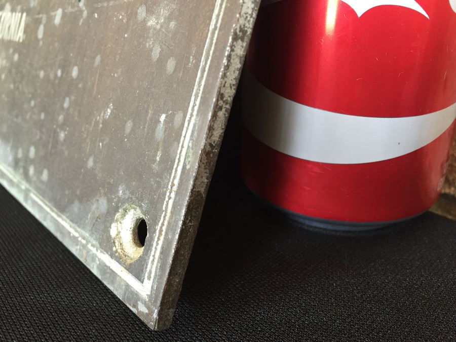 HEAVY Thick Copper Brass Bronze Hull Identification Plate From Actual Ship WINTHROP VICTORY 1945 [Photo 4]