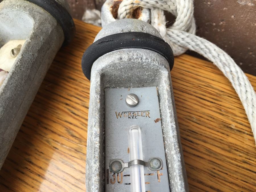 (5) Vintage Industrial Thermometers From Weksler, Moeller Inst. Co. & Palmer - U.S. Maritime Commision Military Grade Nautical Ship [Photo 17]