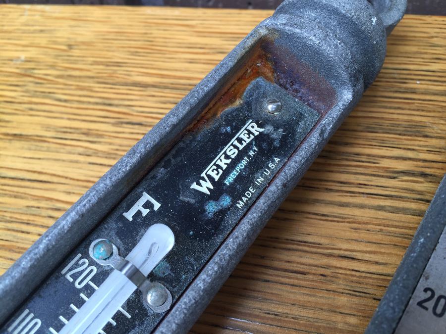 (5) Vintage Industrial Thermometers From Weksler, Moeller Inst. Co. & Palmer - U.S. Maritime Commision Military Grade Nautical Ship [Photo 6]