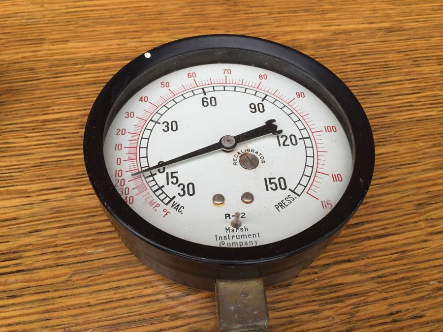 Vintage Gauge And Mobile Compass Airguide Lot - Simpson, Marsh Instrument Company [Photo 14]