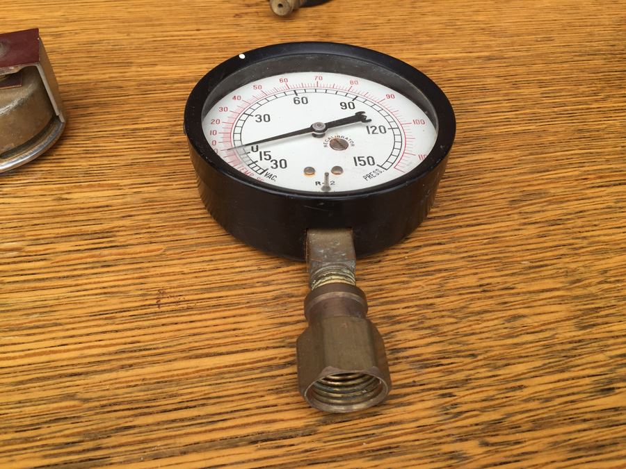 Vintage Gauge And Mobile Compass Airguide Lot - Simpson, Marsh Instrument Company [Photo 13]