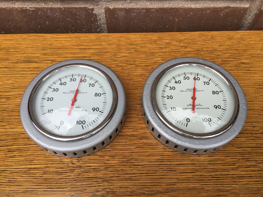 Vintage Gauge And Mobile Compass Airguide Lot - Simpson, Marsh Instrument Company [Photo 3]