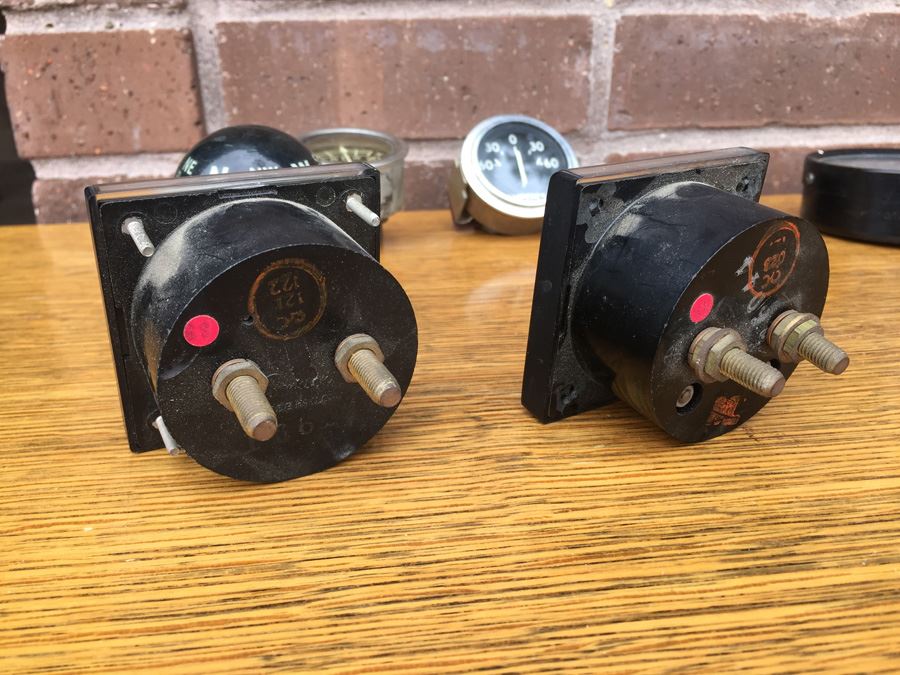 Vintage Gauge And Mobile Compass Airguide Lot - Simpson, Marsh Instrument Company [Photo 7]