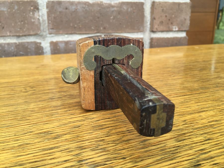 Vintage Wood And Brass Marking Gauge Patent Oct 22 1872 [Photo 4]