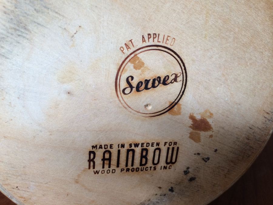 Sweden Mid-Century Teak Ice Bucket Servex [Photo 6]