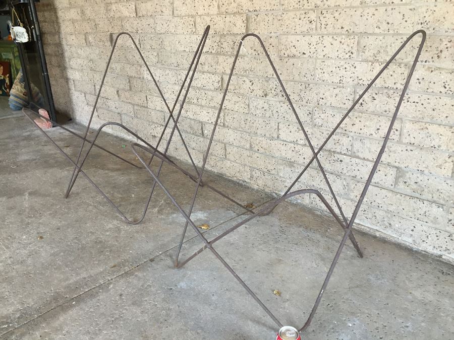 Pair Of Period Butterfly Chairs Designed By Jorge Hardoy Ferrari In 1938 Possibly Knoll [Photo 6]