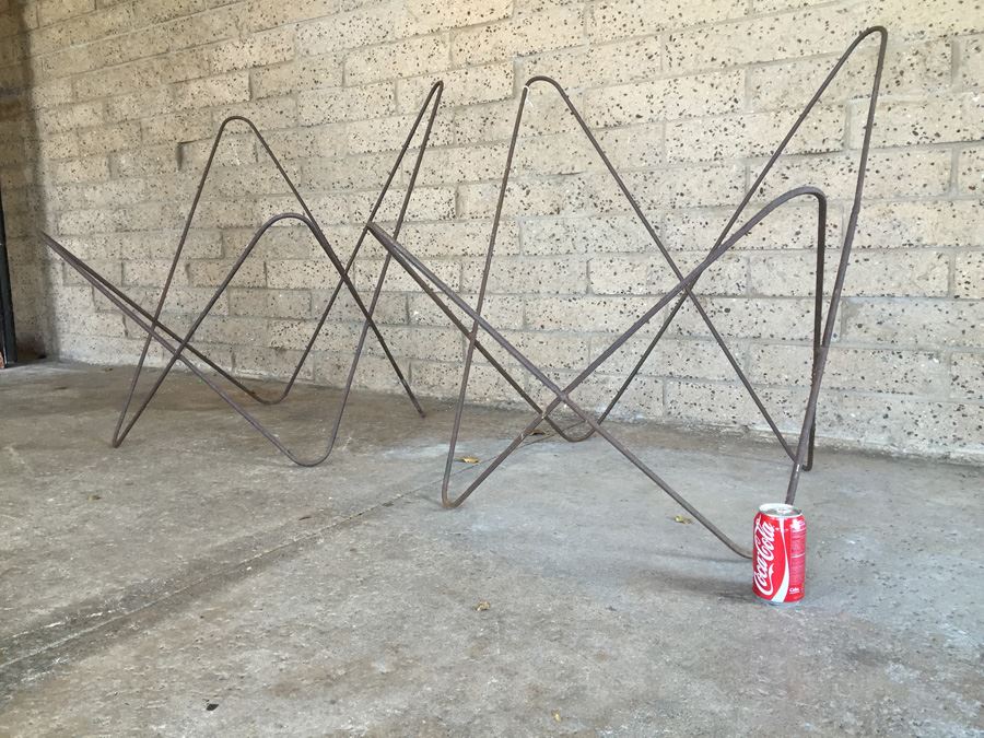 Pair Of Period Butterfly Chairs Designed By Jorge Hardoy Ferrari In 1938 Possibly Knoll [Photo 2]