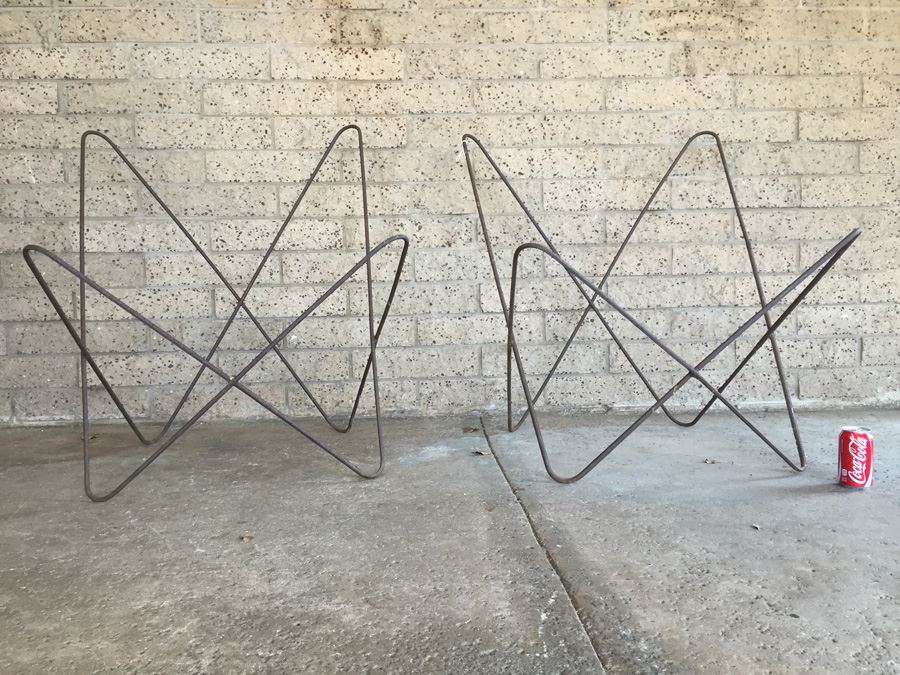 Pair Of Period Butterfly Chairs Designed By Jorge Hardoy Ferrari In 1938 Possibly Knoll [Photo 9]