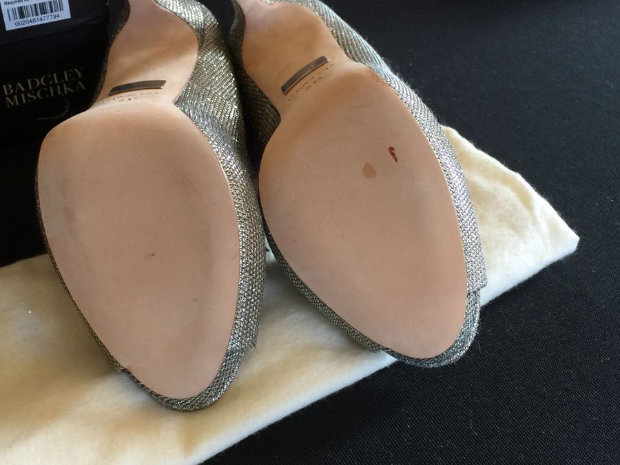 Badgley Mischka High Heels Shoes Size 8M Kassidy II New [Photo 5]