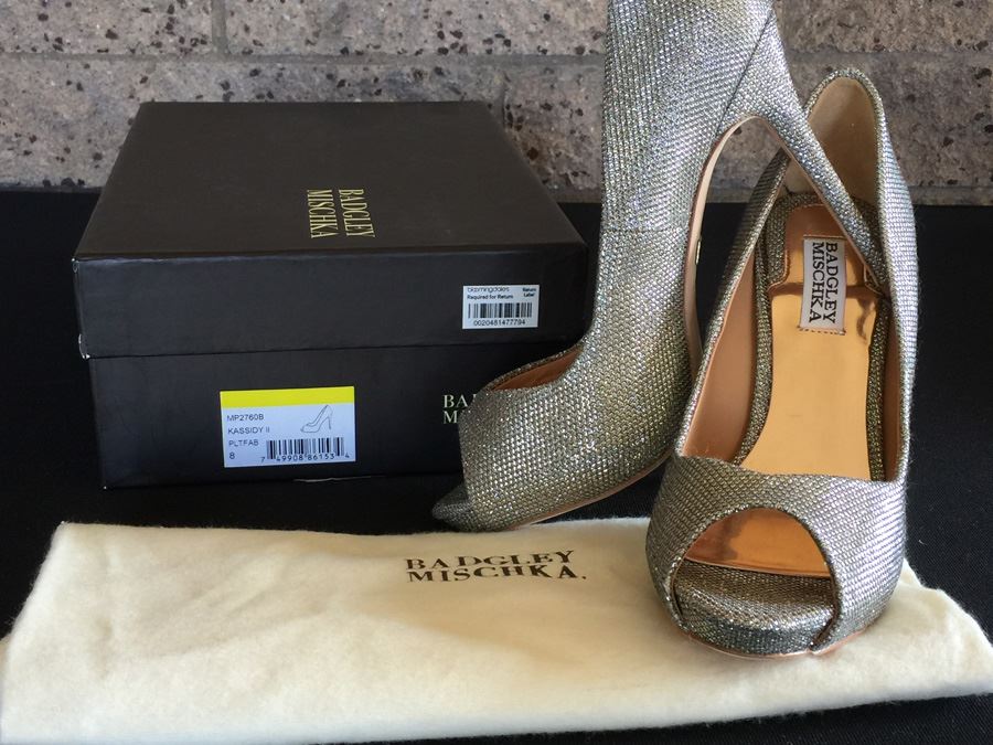 Badgley Mischka High Heels Shoes Size 8M Kassidy II New [Photo 1]