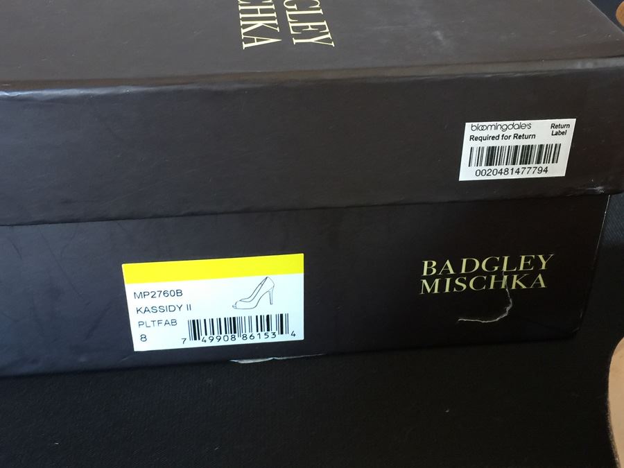 Badgley Mischka High Heels Shoes Size 8M Kassidy II New [Photo 6]