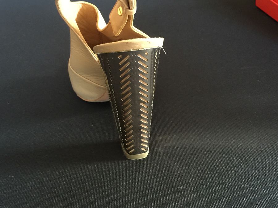 Pair Of Coach Women's High Heels Shoes With Boxes Size 7.5M And 8M [Photo 2]