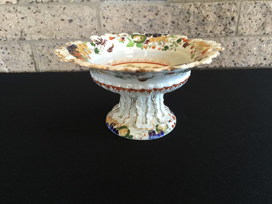 Antique Mason's Ironstone China Compote