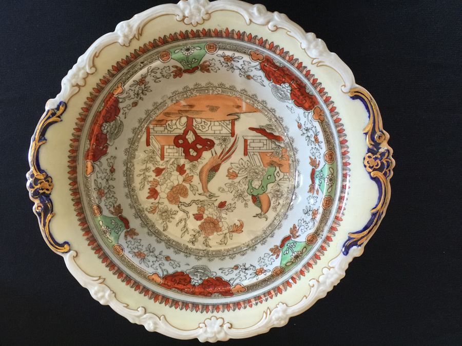 Antique Mason's Imari Ironstone China Peacock Pattern Soup Tureen [Photo 3]
