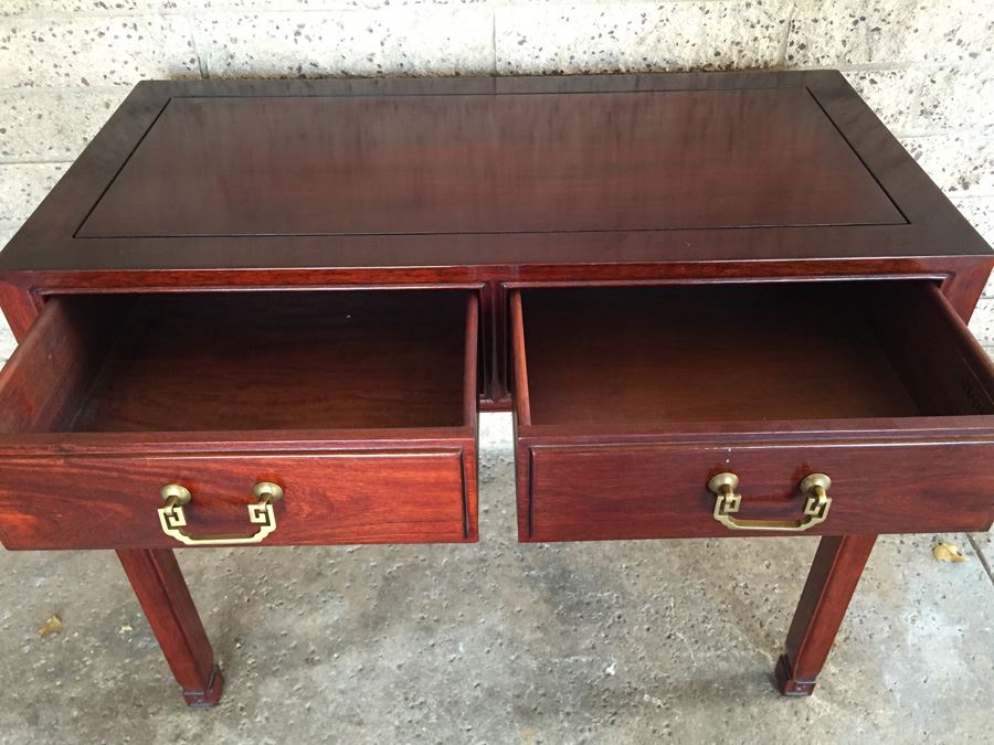 Oriental Rosewood Desk With Chair [Photo 16]